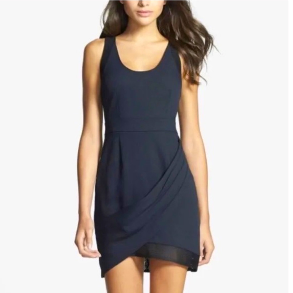 Rebecca Minkoff $328 Little Black Dress Short Mini Sleeveless Tank Classic 10
